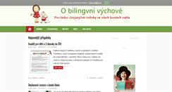 Desktop Screenshot of bilingvni-vychova.com